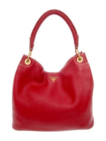 Vitello Daino Leather Top Handle Bag