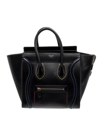 Celine Leather Luggage Micro