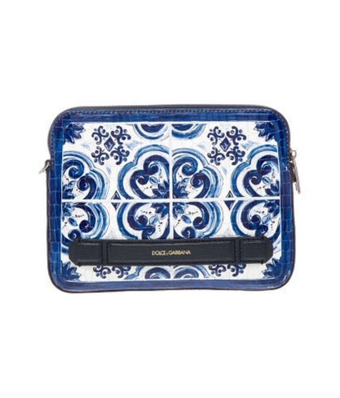 Dolce & Gabbana Gabbana Leather Comfort Kit Pochette