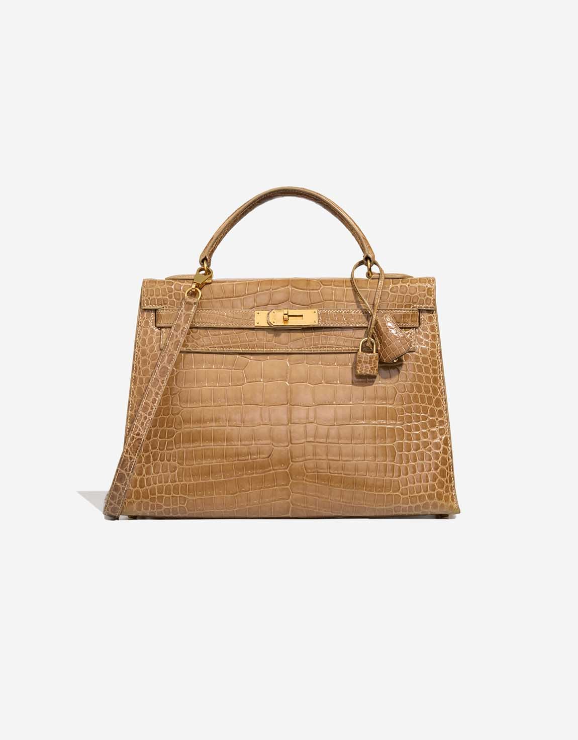 
		Kelly 32 Porosus Crocodile Ficelle    