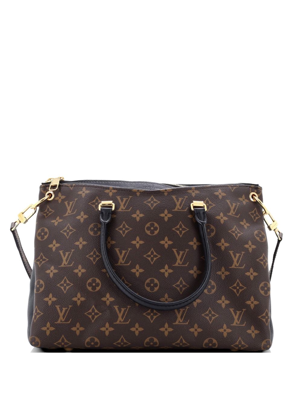 Pallas Tote Monogram Canvas with Leather shoulder bag