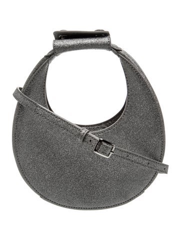 Staud Glitter Moon Saddle Bag