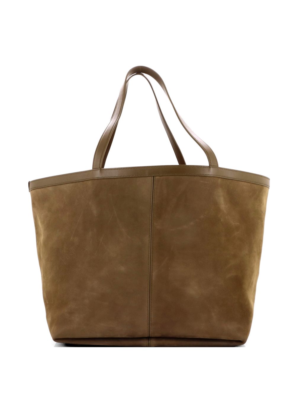 Bottega Veneta Flip Flap Nubuck with Intrecciato Leather Medium tote bag