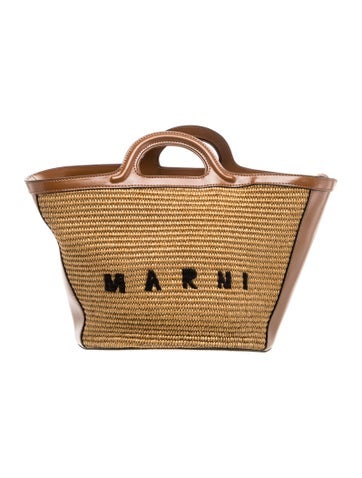 Straw Top Handle Bag