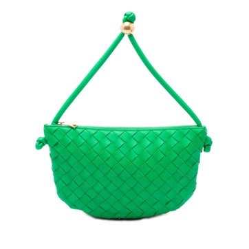Small Lambskin Intrecciato Turn Pouch