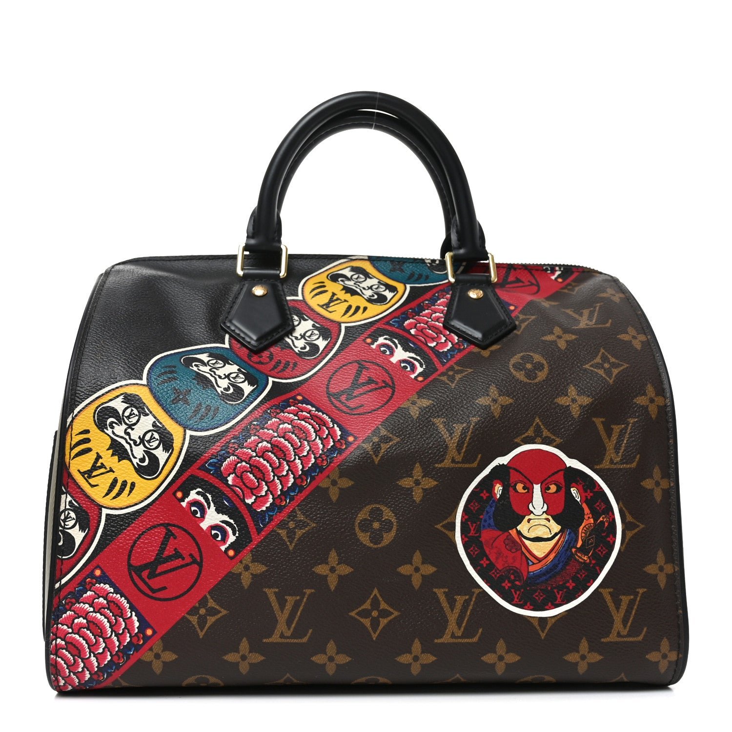 Louis Vuitton Louis Vuitton Monogram Kabuki Speedy 30
