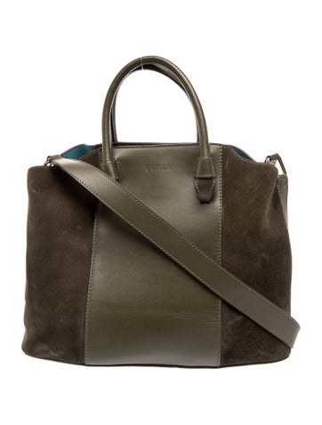 Leather Top Handle Bag