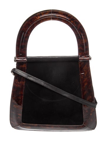 Leather Top Handle Bag