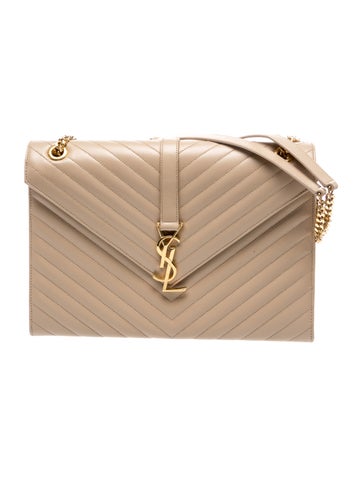 Leather Envelope Bag Large