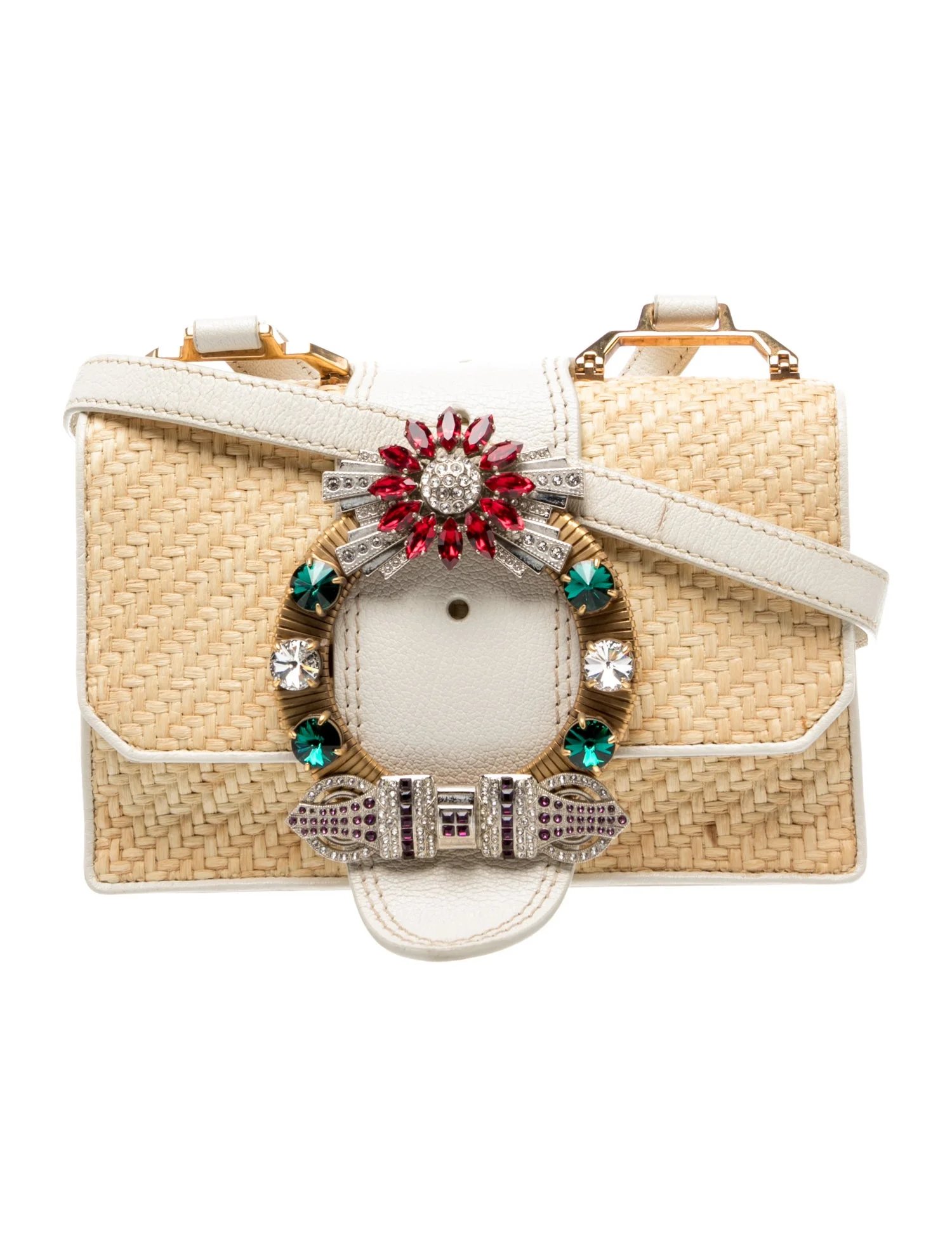 Miu Miu Raffia Lady