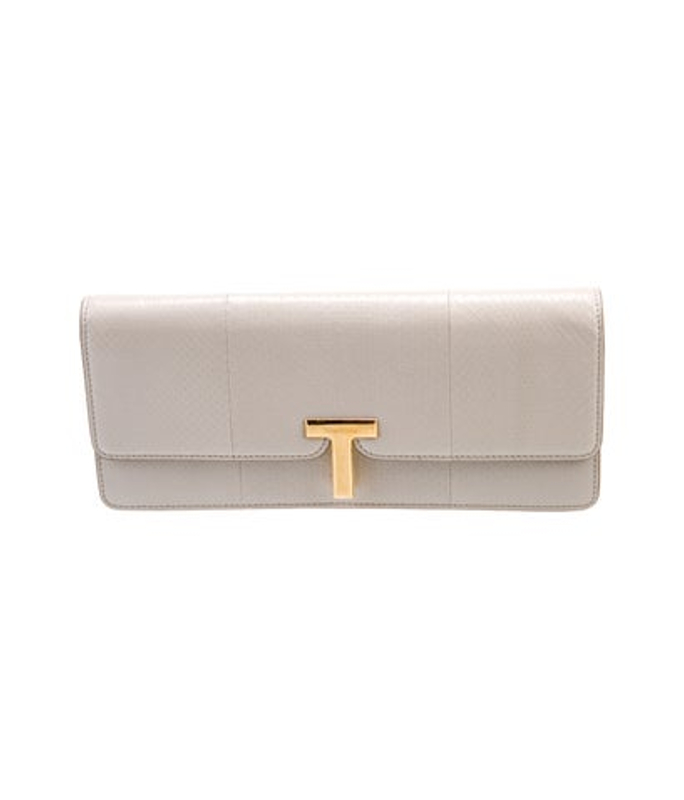 Tom Ford Ford Embossed Leather Clutch