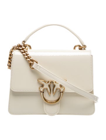 Pinko Leather Top Handle Bag