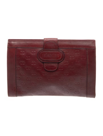 Valentino Leather Clutch