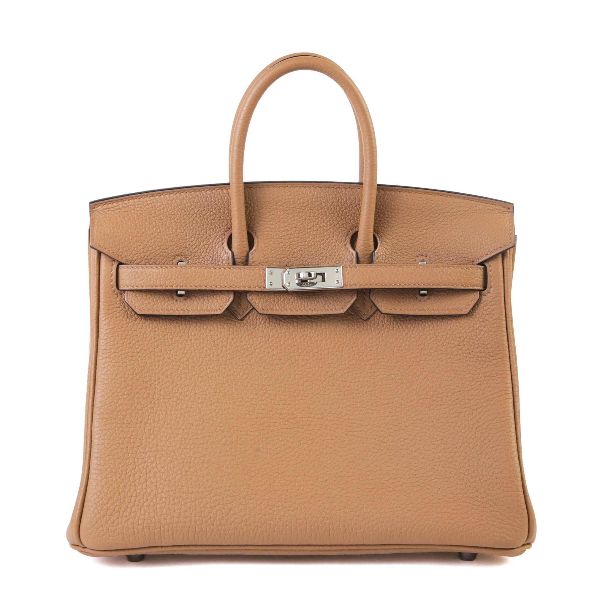 Excellent ( Rank SA ) HERMÈS Birkin 25 Chai (0M) Togo Palladium hardware U (2022)
