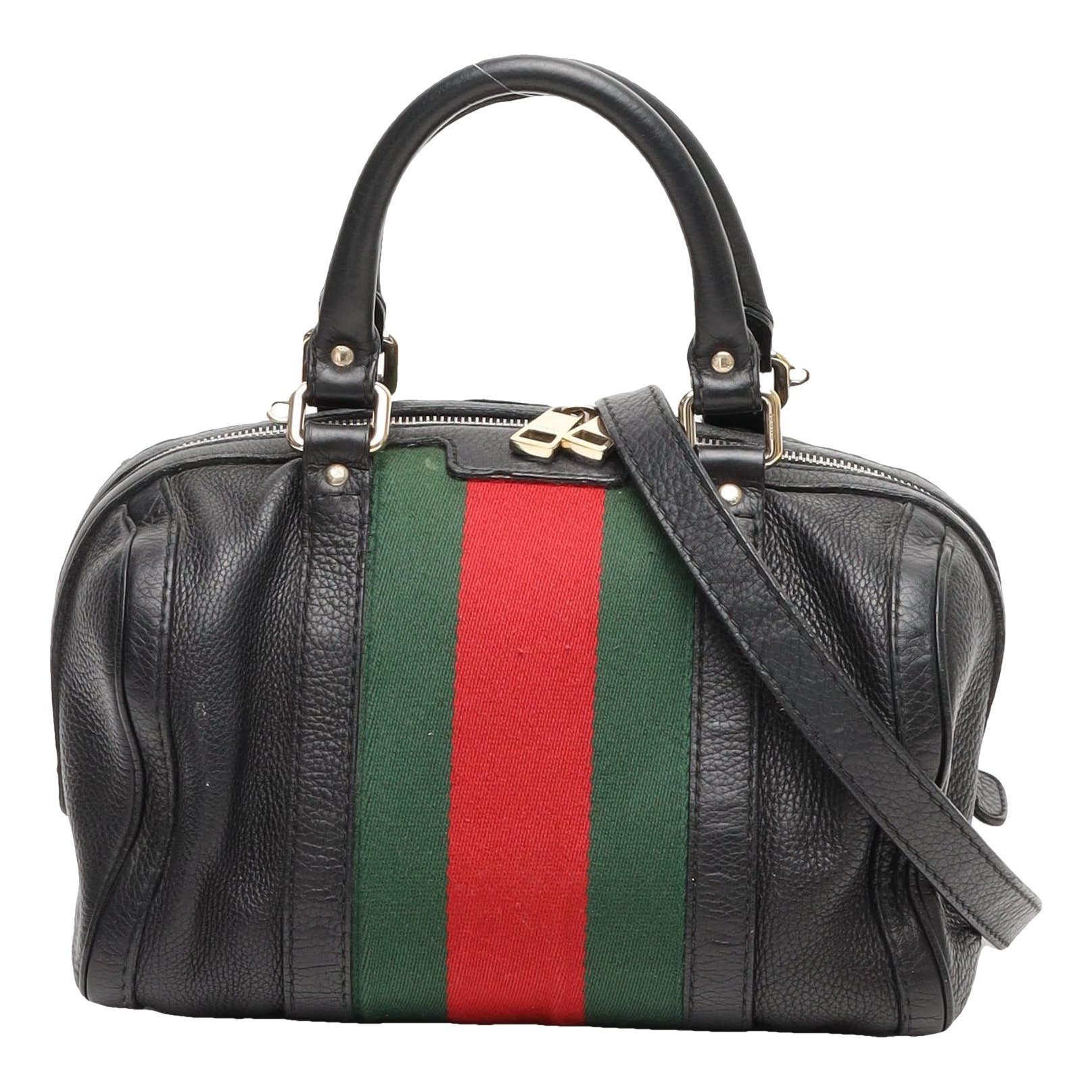 Gucci Boston leather handbag