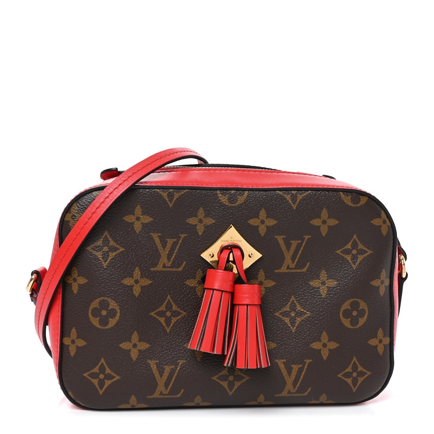 Louis Vuitton Monogram Saintonge Coquelicot