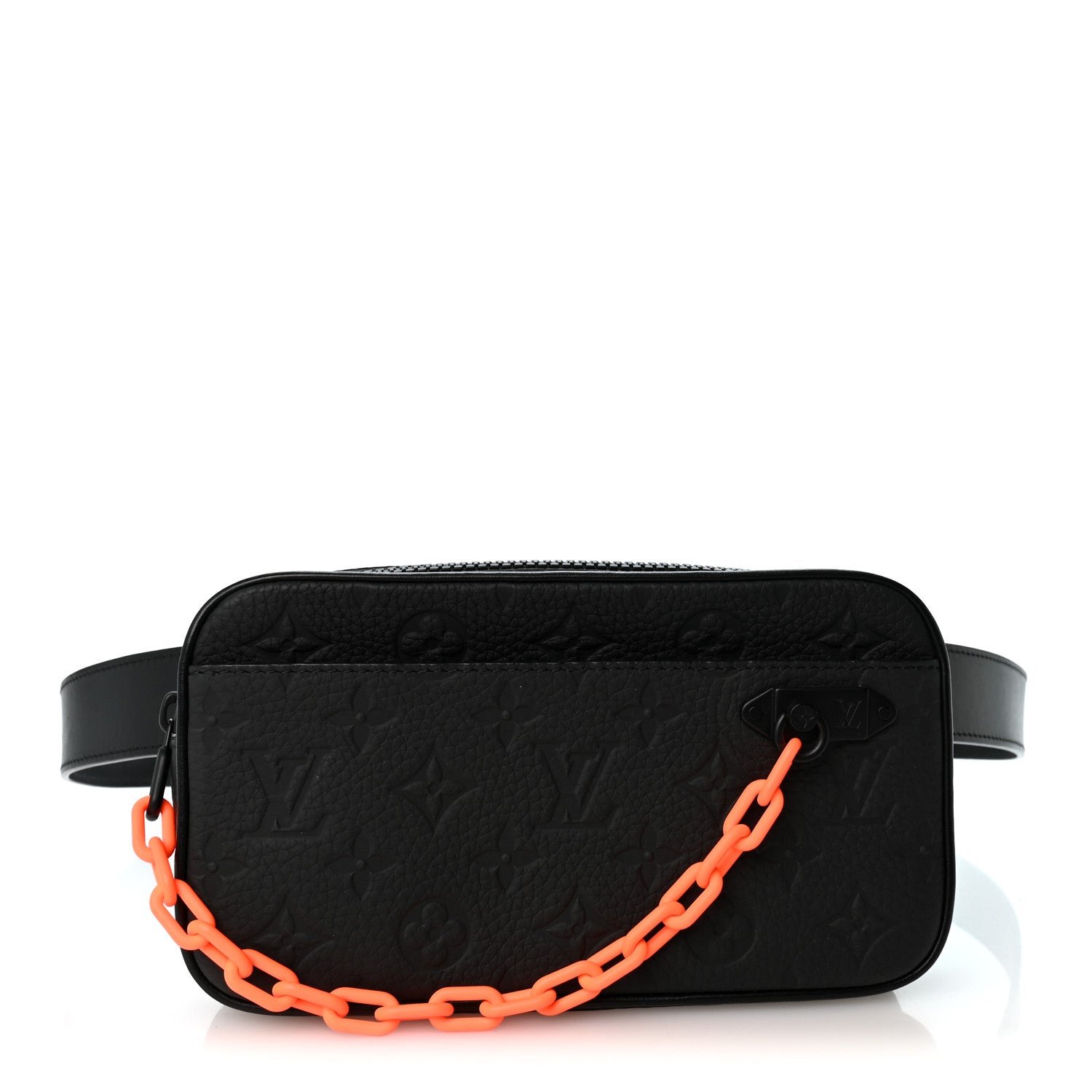 Taurillon Monogram Uniformes Solar Ray Soft Pochette Volga Belt Bag Black