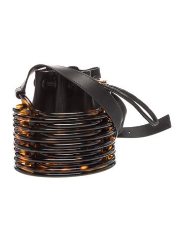 Cult Gaia Leather Clutch