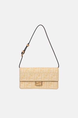 Raffia FF Wallet on Chain Bag