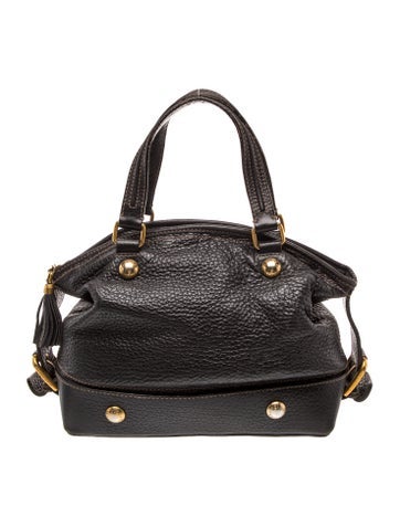 Leather Top Handle Bag