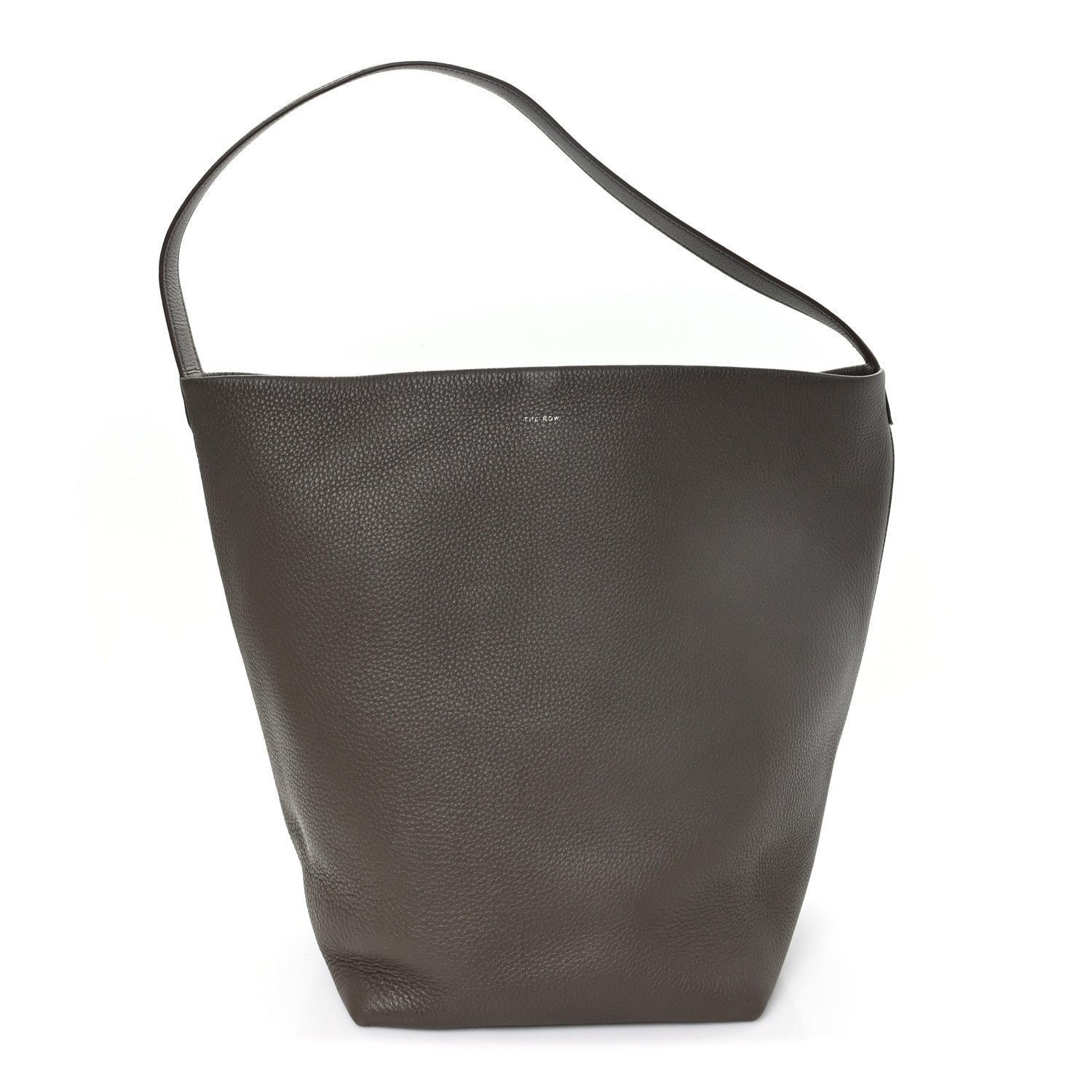 The Row Grained Calfskin Large N/S Park Tote Elephant