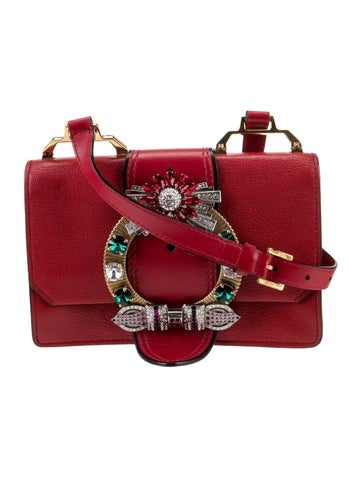 Miu Miu Leather Crossbody Bag
