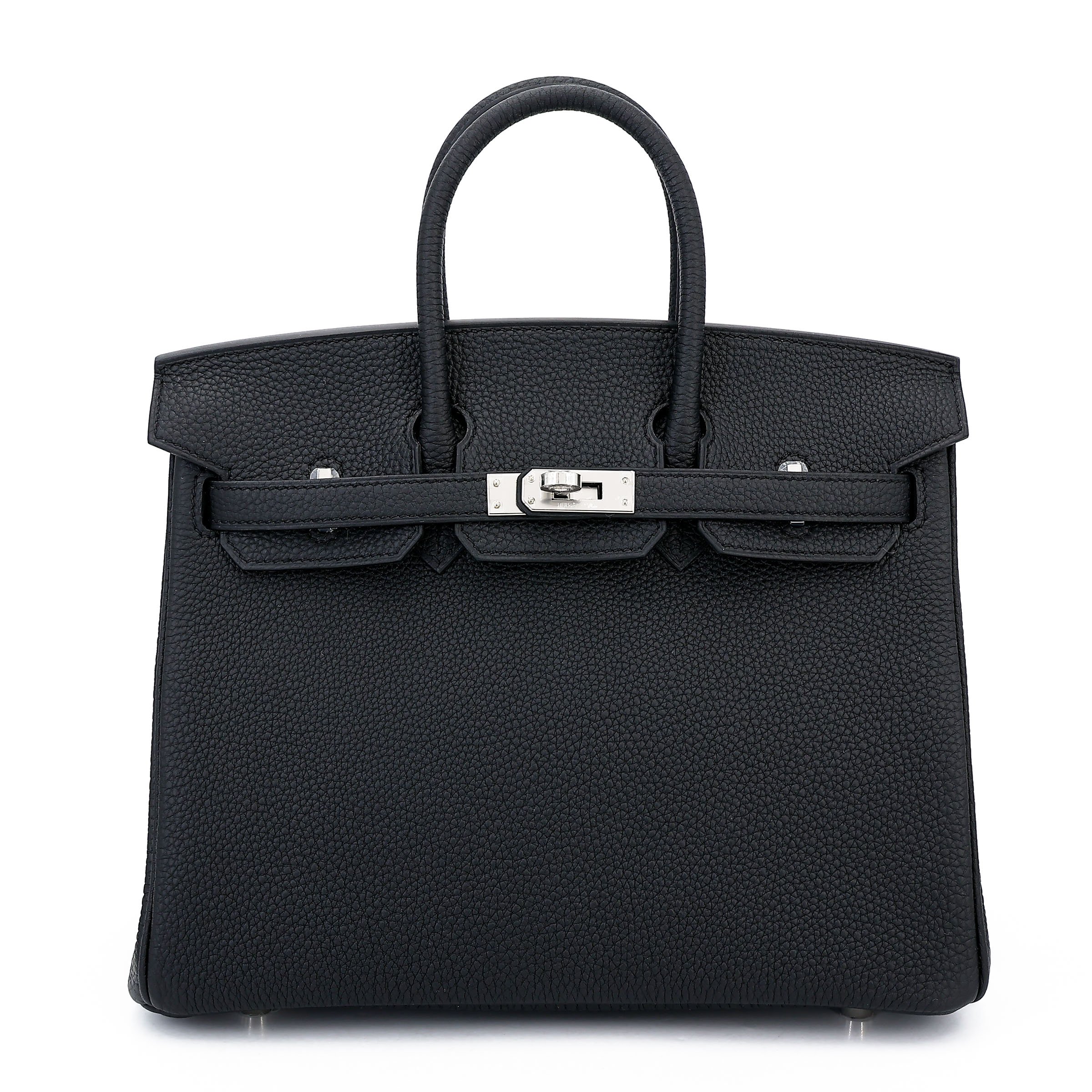 Hermes Brand New ( Rank N ) HERMÈS Birkin 25 Noir (89) Togo Palladium hardware K (2025)