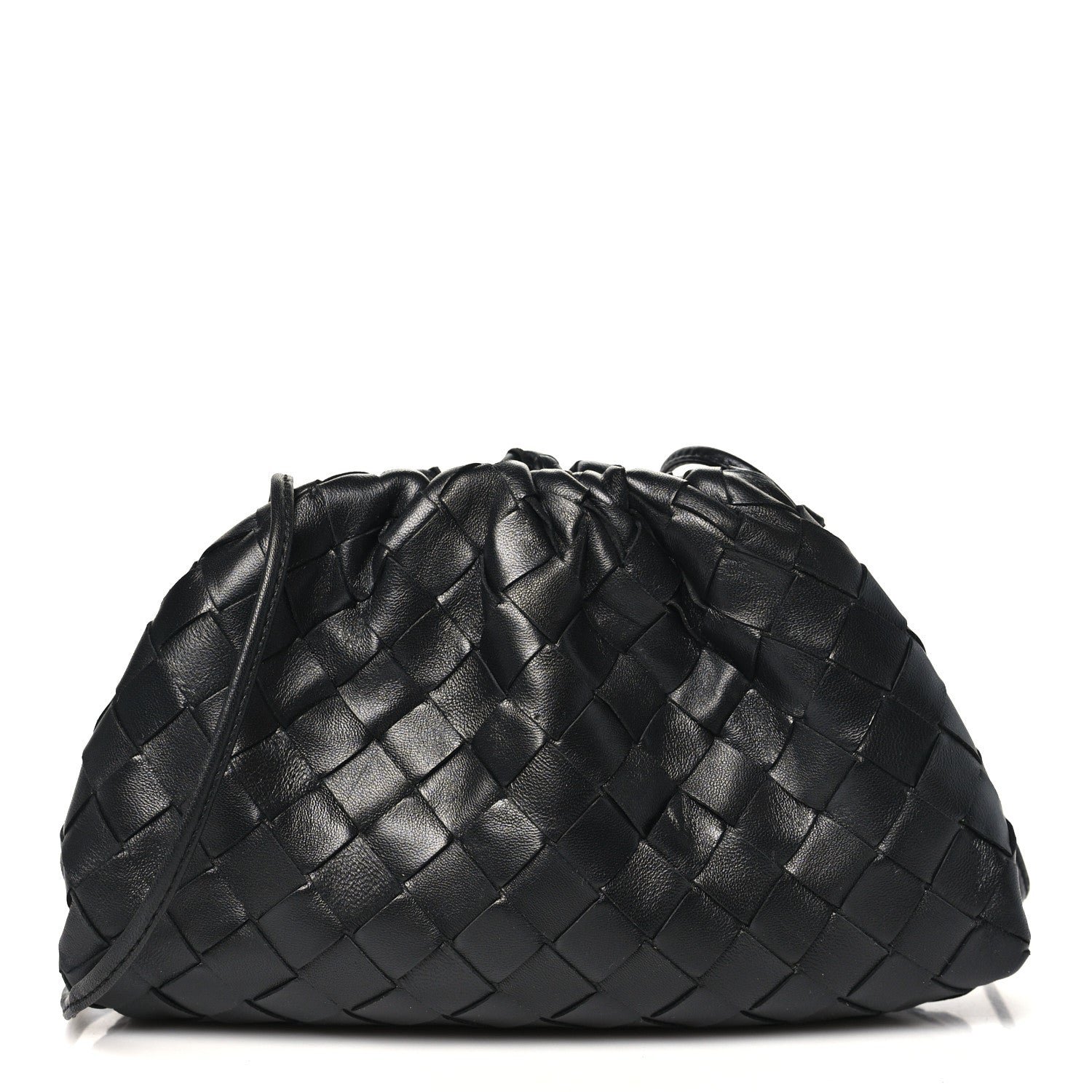 Bottega Veneta Nappa Intrecciato The Mini Pouch Black