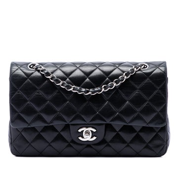 Medium Classic Lambskin Double Flap