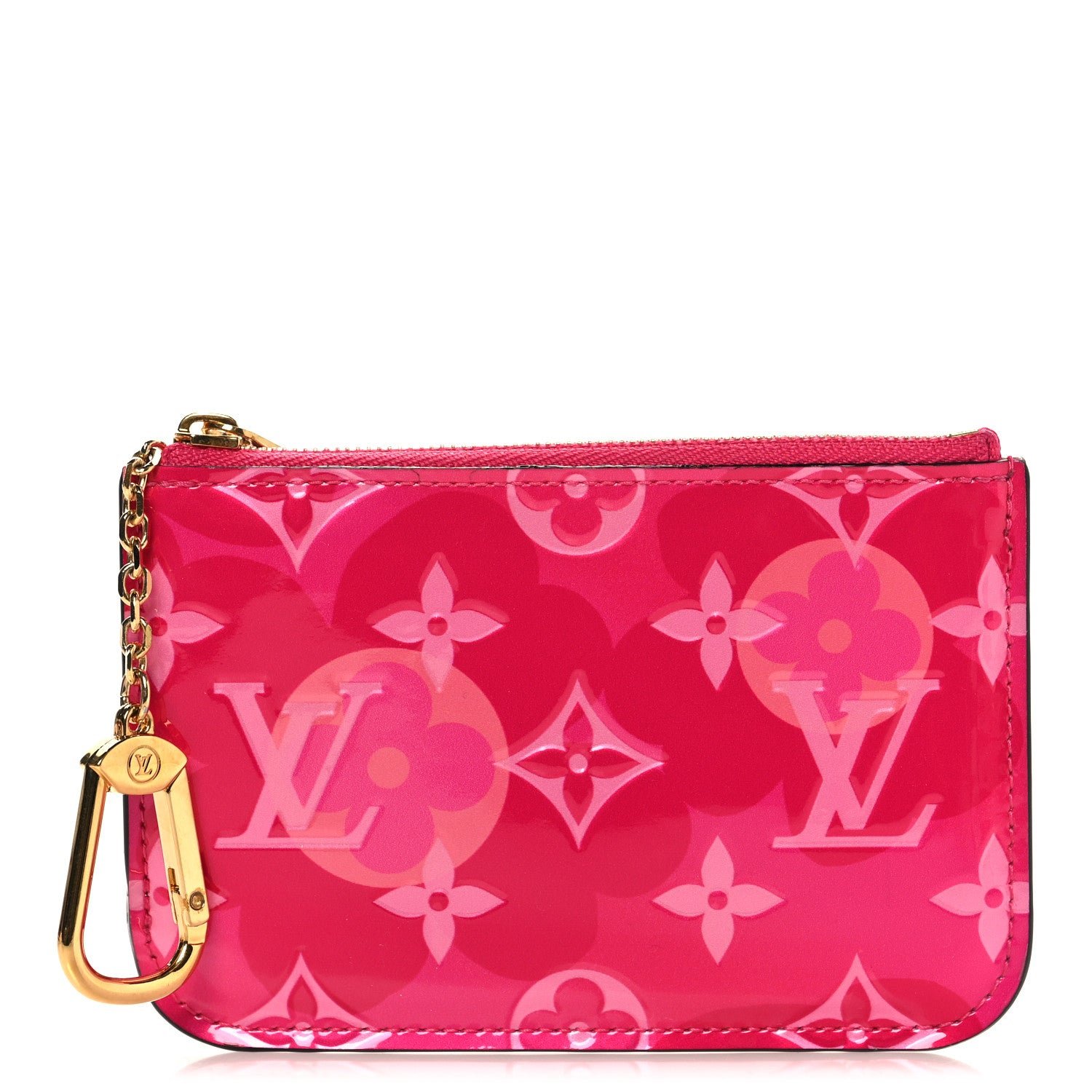 Louis Vuitton Vernis Valentine Key Pouch Fuchsia