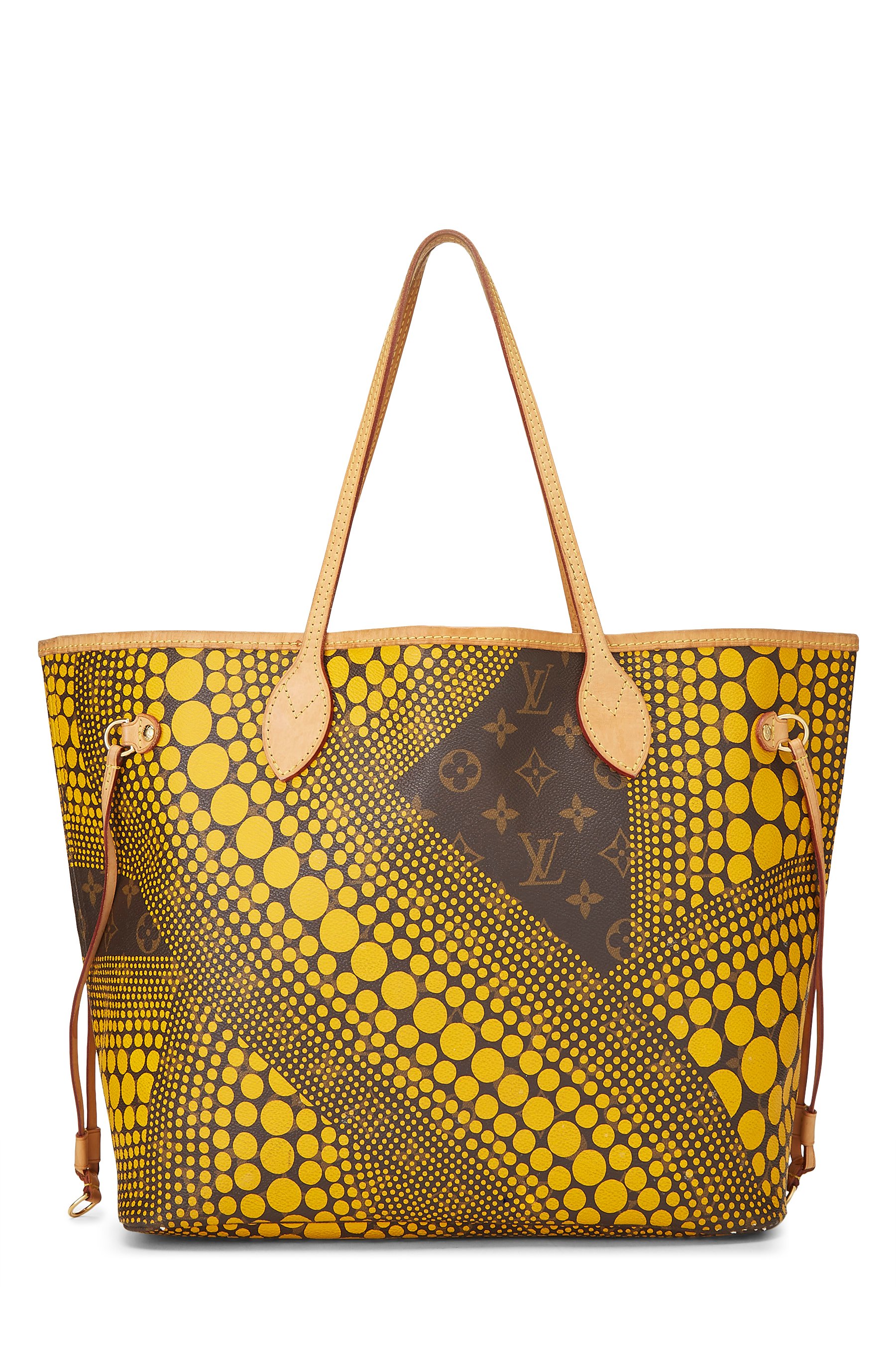 Yayoi Kusama x Louis Vuitton Yellow Monogram Dots Infinity Neverfull MM