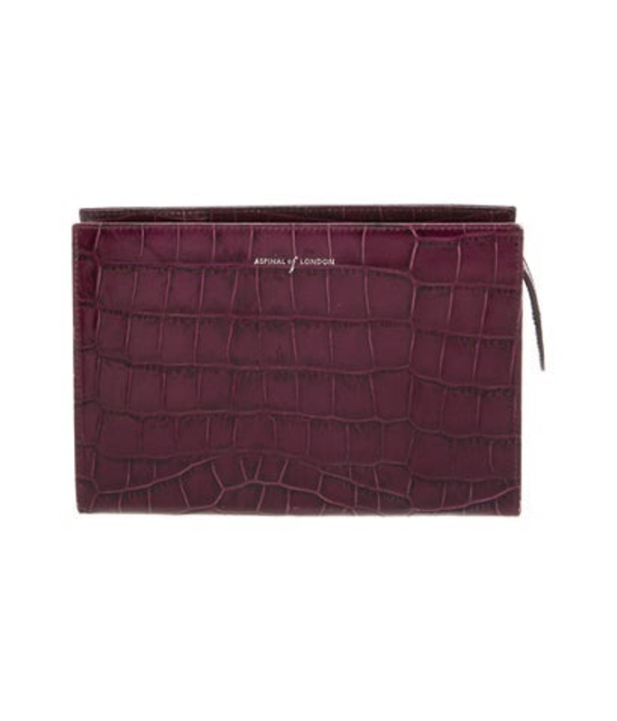 Aspinal of London Of London Embossed Leather Portfolio