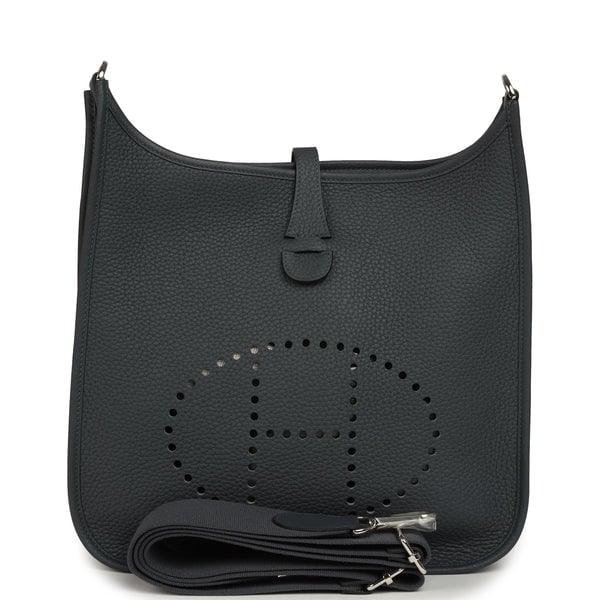 Hermes Hermes Evelyne PM Gris Misty Clemence Palladium Hardware
