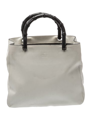 Bamboo Top Handle Bag Vintage