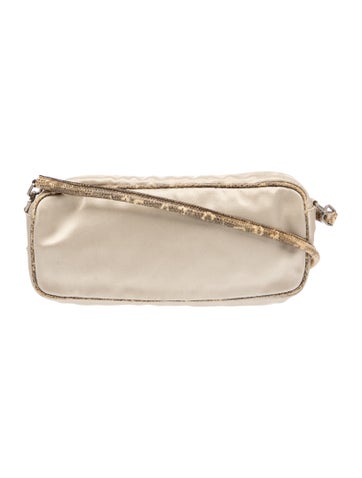 Enameled Metal Triangle Shoulder Bag Vintage