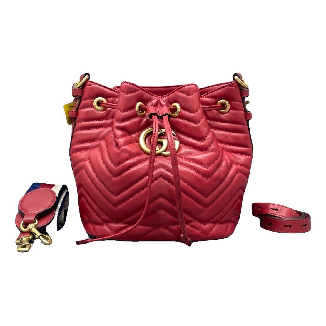 GG Marmont Bucket leather handbag