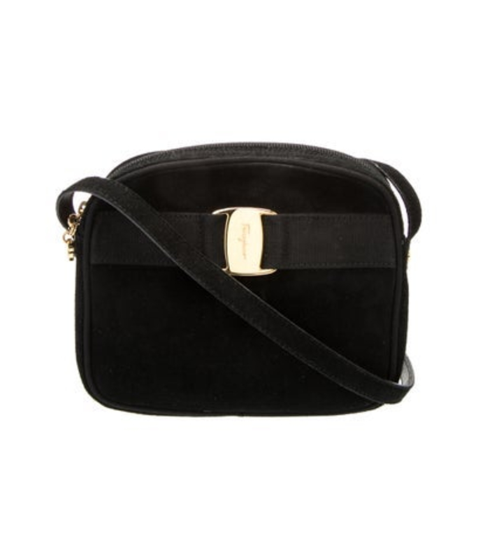 Salvatore Ferragamo Ferragamo Suede Crossbody Bag