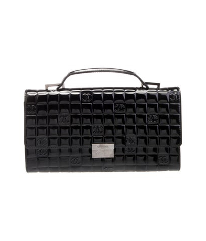 Chanel Chocolate Bar Top Handle Clutch