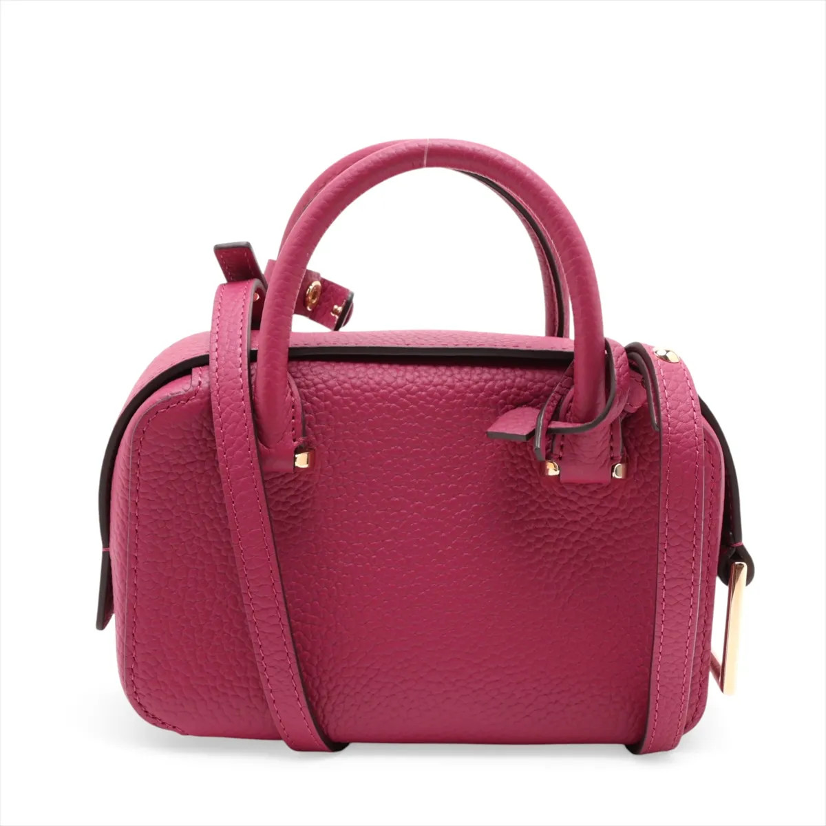 Delvaux Cool box Nano Leather 2 Way Handbag Purple