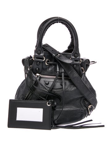 Leather Neo Cagole City Bag XS