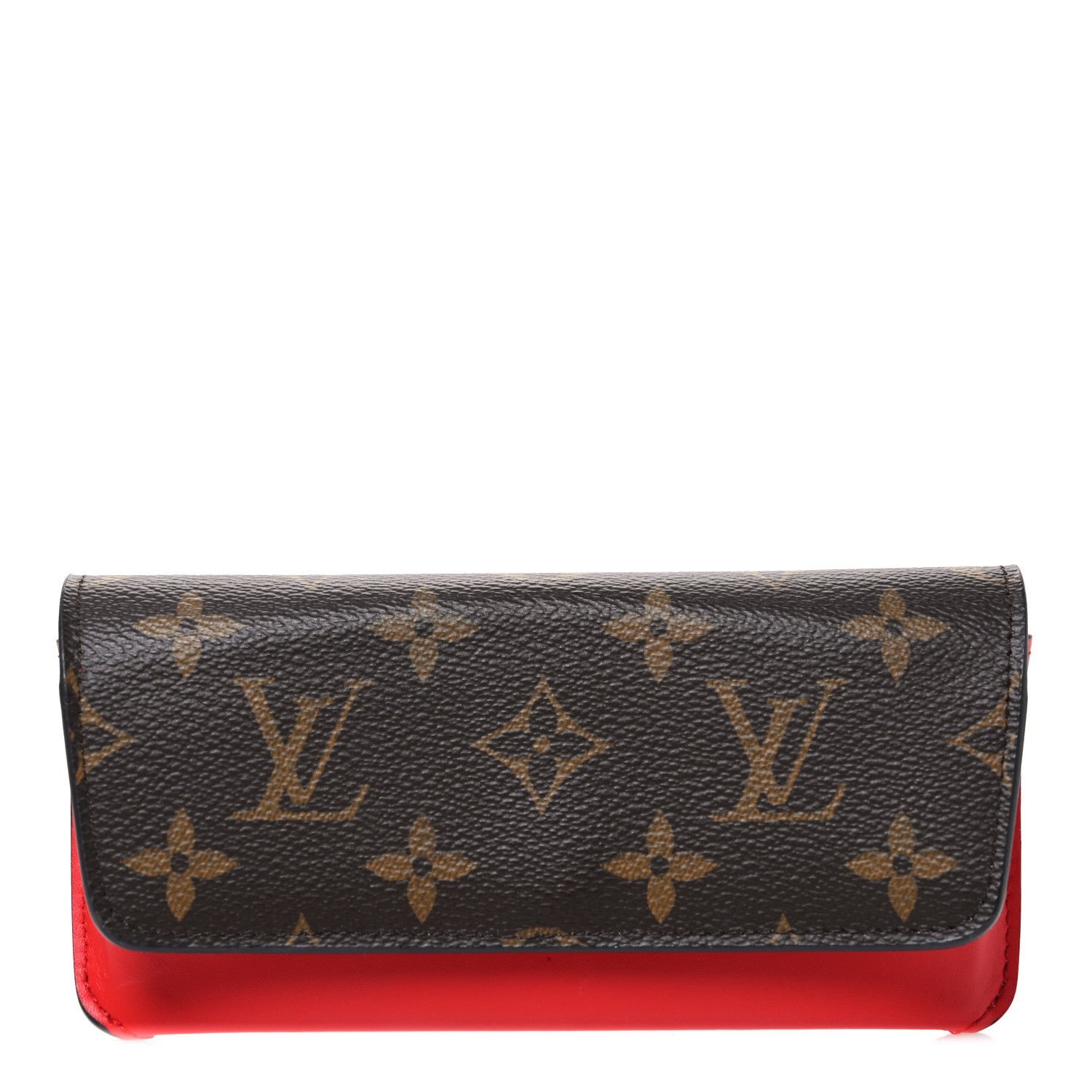 Louis Vuitton Monogram Woody Sunglass Case Rouge
