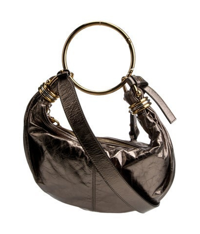 Chloe Leather Bracelet Hobo Bag Small