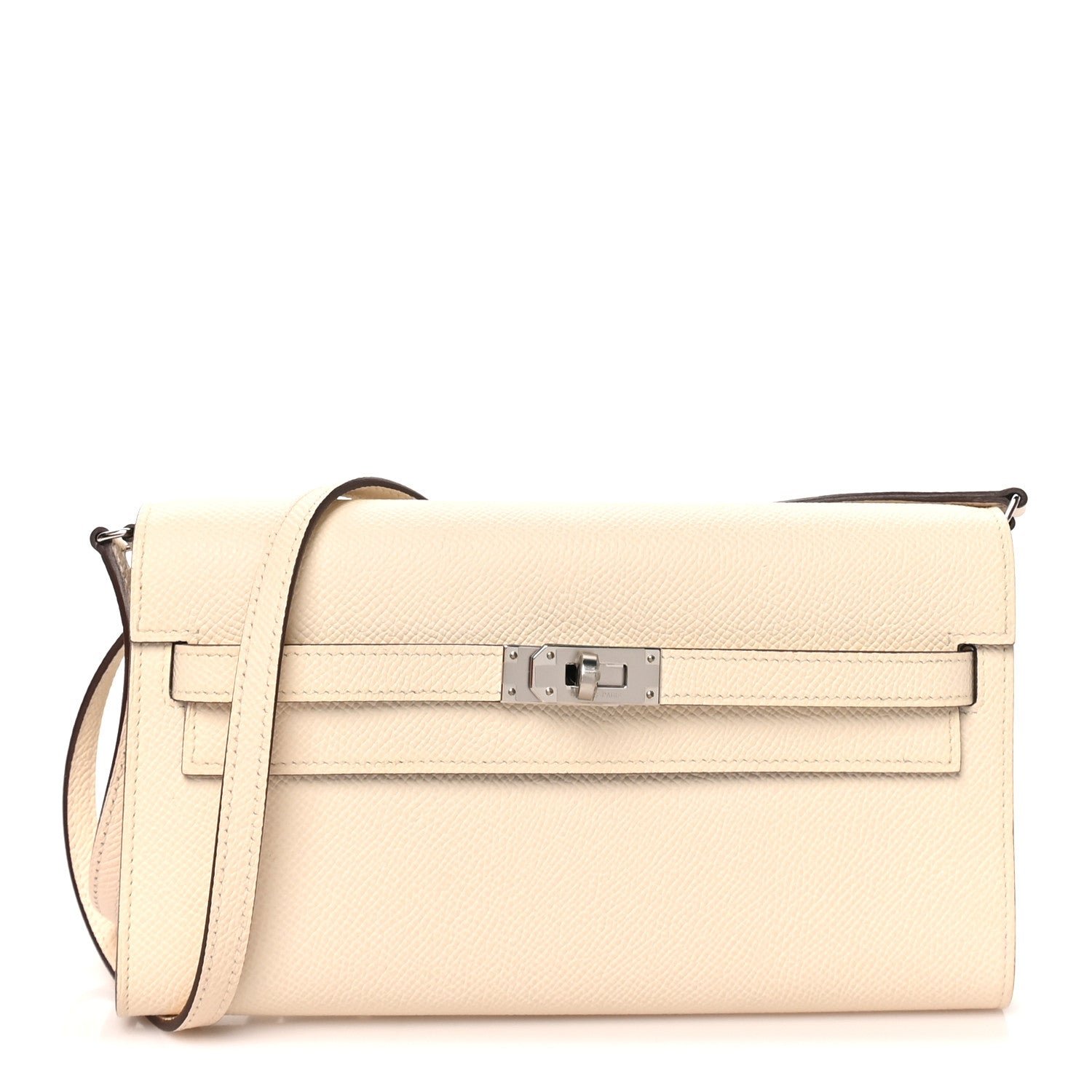 Hermes Epsom Verso Kelly Wallet To Go Nata Sesame