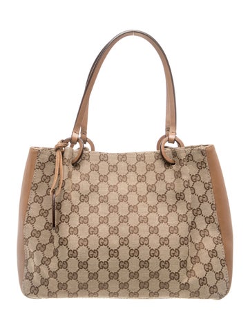 GG Canvas Top Handle Bag