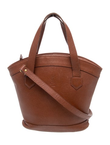 Leather Top Handle Bag