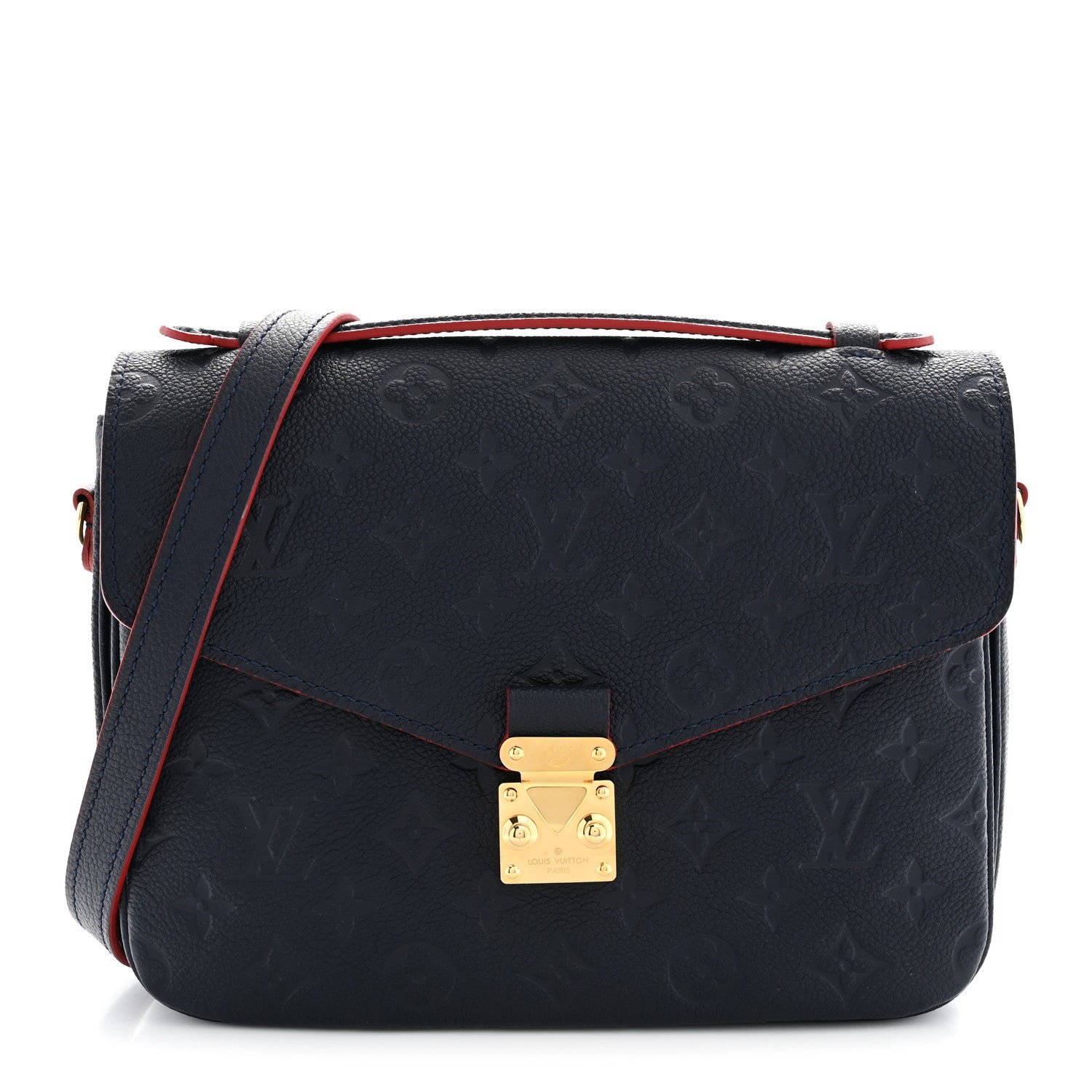 Louis Vuitton Empreinte Pochette Metis  Marine Rouge