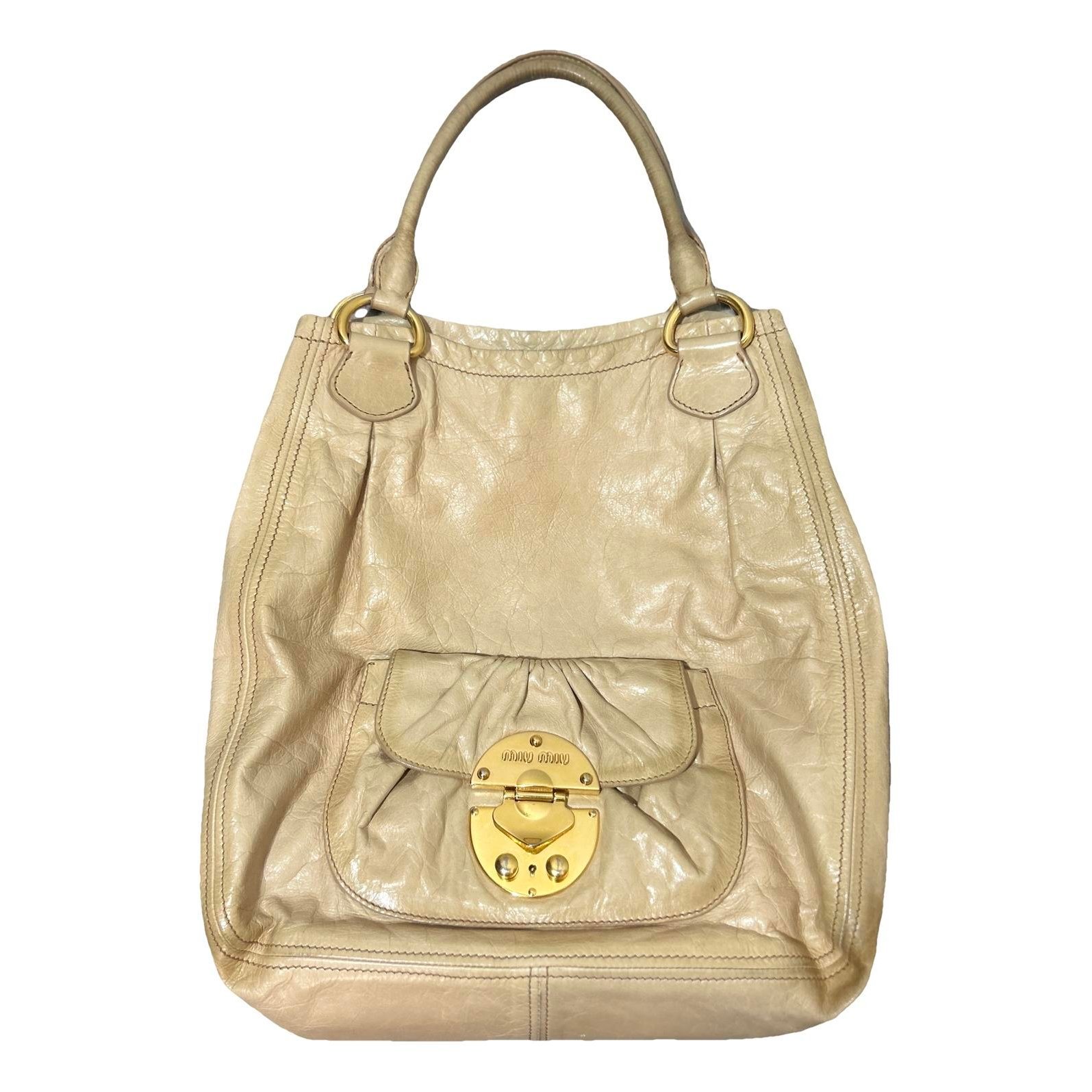 Vitello leather handbag