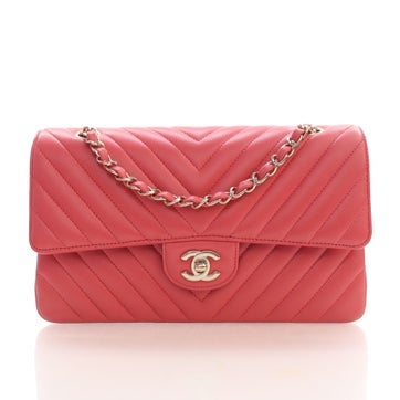 Lambskin Double Flap Bag Medium
