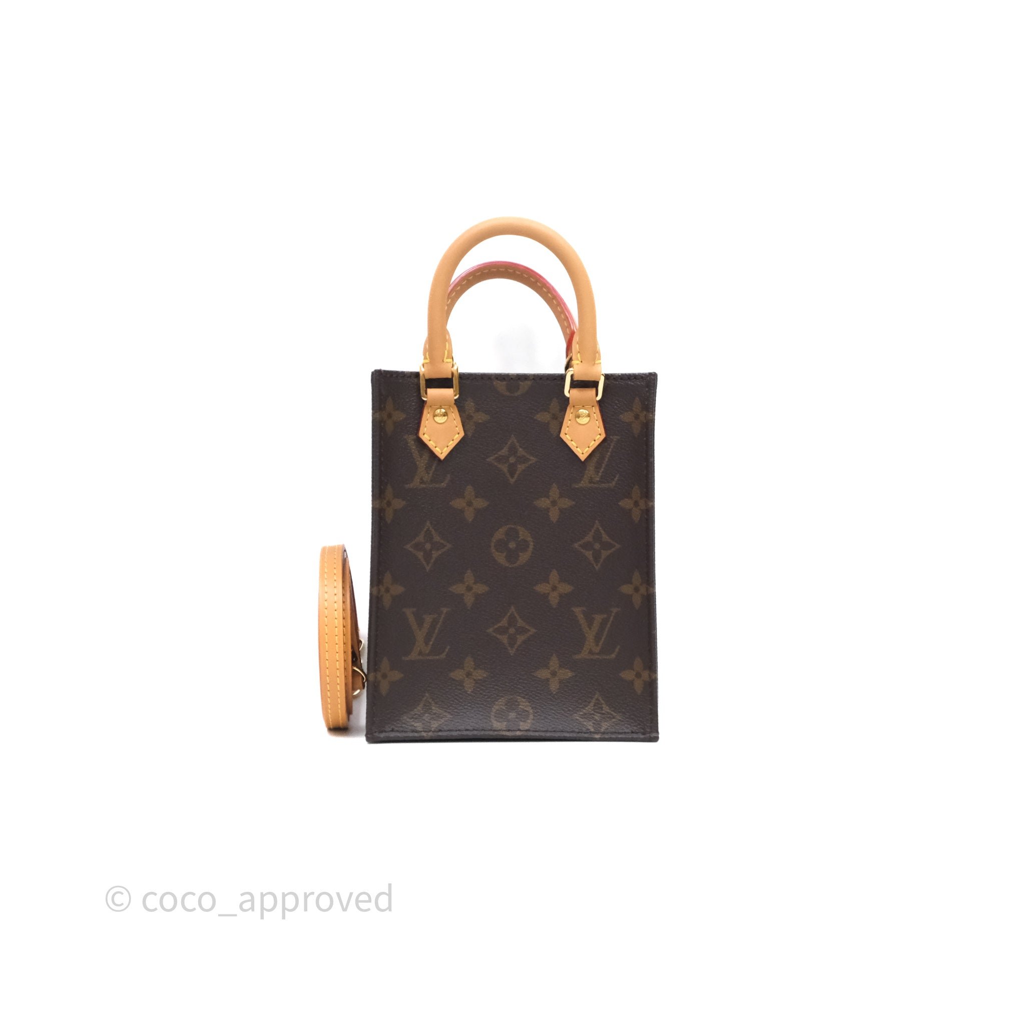 Louis Vuitton Petit Sac Plat Bag Monogram Canvas