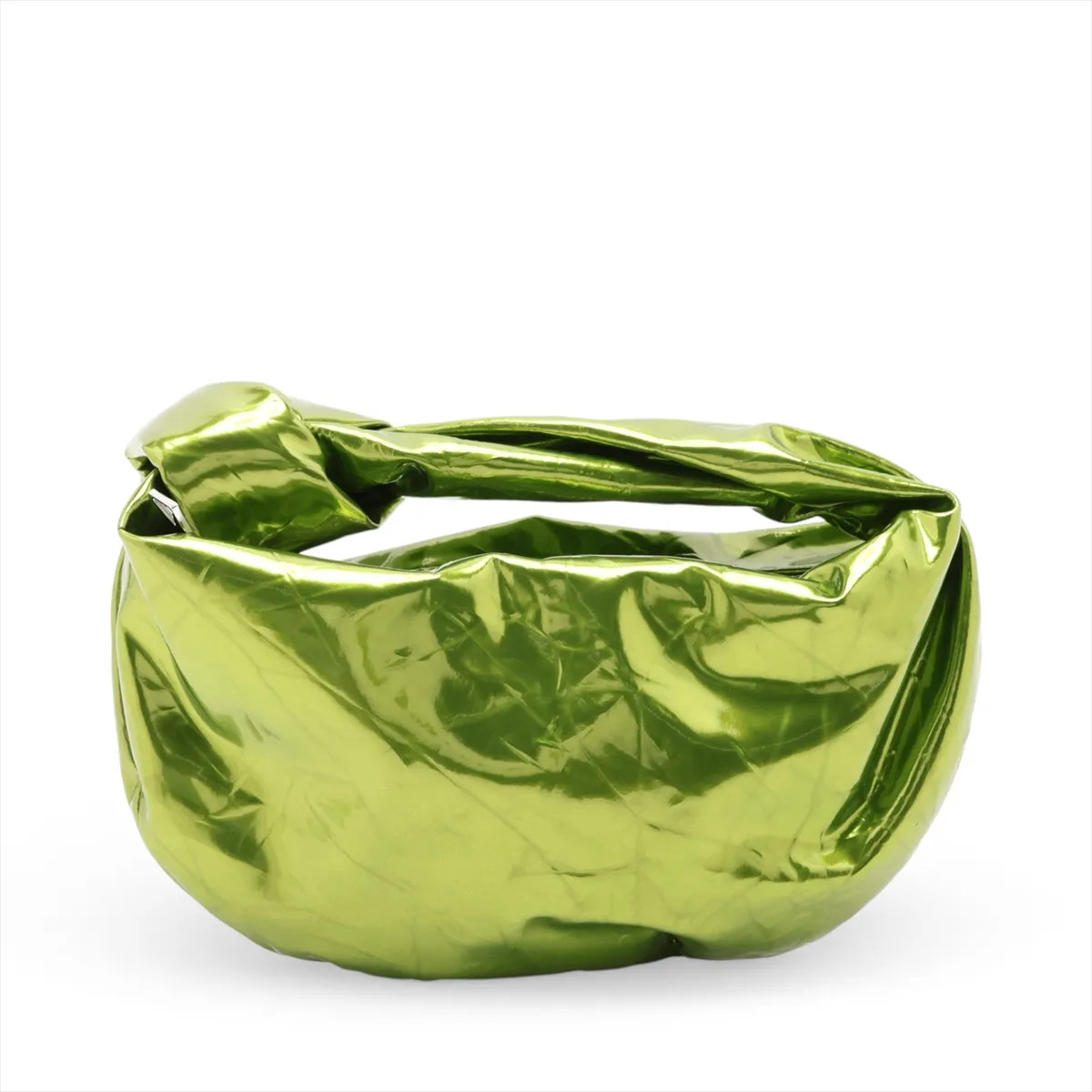 Bottega Veneta Mini Jodi Patent Leather Hand bag Green